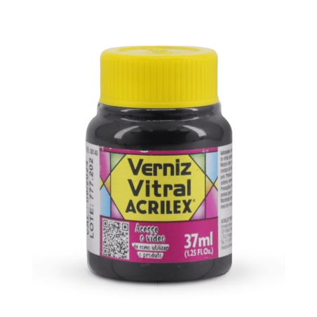 Barniz Vitral Rosa 37 ML, ACRILEX