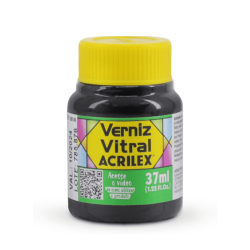 Barniz Vitral Verde Hoja 37 ML, ACRILEX