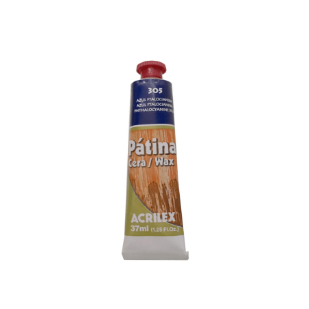 Patina en cera Azul Ftalocianina 37ml, ACRILEX