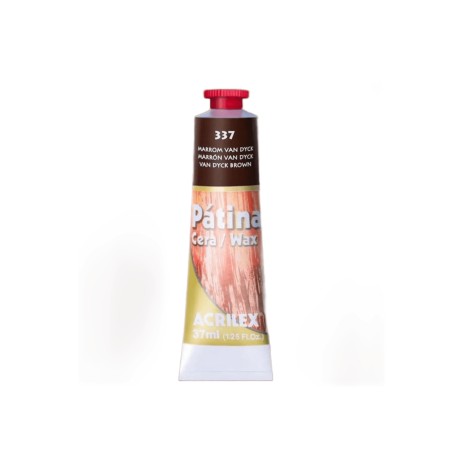 Patina en cera Marrón 37ml, ACRILEX