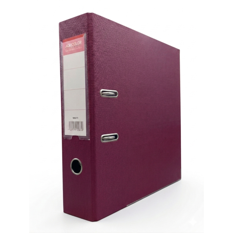 Archivador de Palanca Tamaño Oficio Vino ACRICOLOR