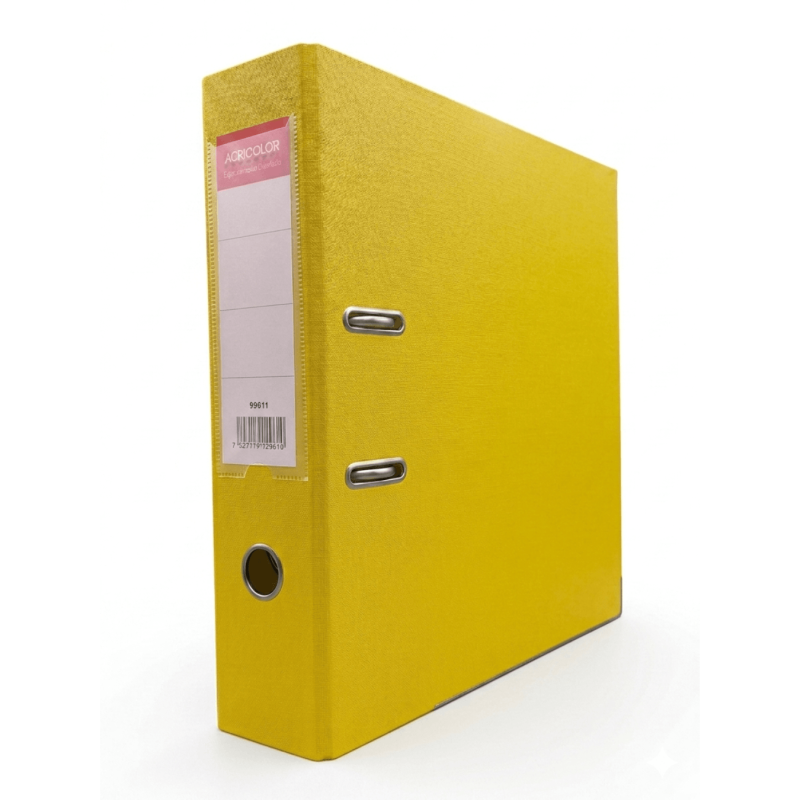 Archivador de Palanca Tamaño Oficio Amarillo ACRICOLOR