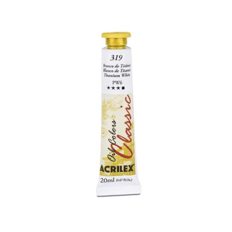 Oil Colors 319 Blanco de Titanio 20ml ACRILEX