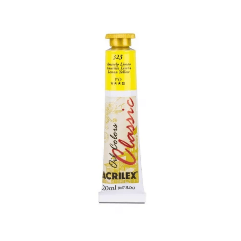 Oil Colors 323 Amarillo Limón 20ml ACRILEX