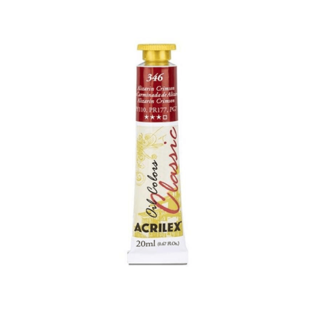 Oil Colors 346 Laca Carminada de Alizarina 20ml ACRILEX