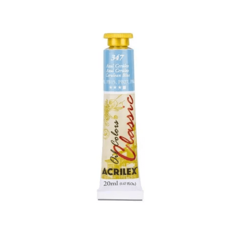 Oil Colors 347 Azúl Ceruleo 20ml ACRILEX