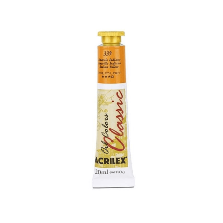 Oil Colors 339 Amarillo Indiano 20ml ACRILEX