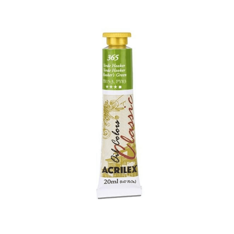 Oil Colors 365 Verde Hooker 20ml, ACRILEX