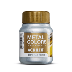 Pintura Acrílica Metal Colors Aluminio 37ml, ACRILEX