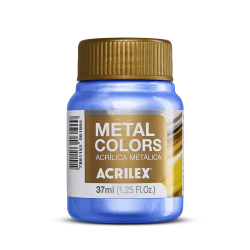 Pintura Acrílica Metal Colors Azul Mar 37ml, ACRILEX