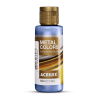 Pintura Acrílica Metal Colors Azul Mar 60ml, ACRILEX