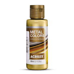 Pintura Acrílica Metal Colors Bronce 60ml, ACRILEX