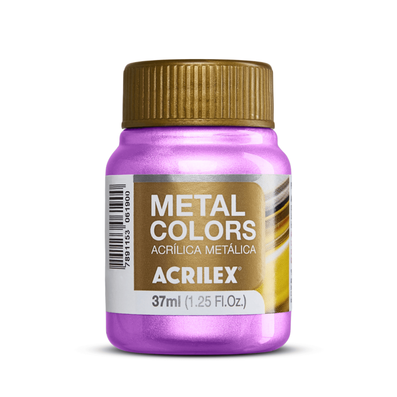 Pintura Acrílica Metal Colors Magenta 37ml, ACRILEX