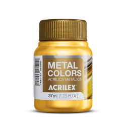 Pintura Acrílica Metal Colors Oro 37ml, ACRILEX