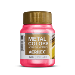 Pintura Acrílica Metal Colors Rojo 37ml, ACRILEX