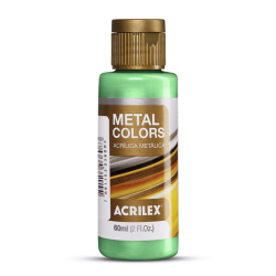 Pintura Acrílica Metal Colors Verde Musgo 60ml, ACRILEX