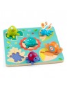 Puzzle de madera infantil Lilo de Djeco | Jobbi