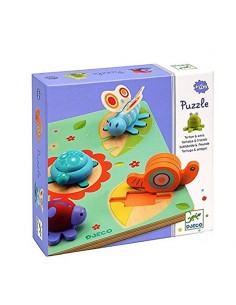 Puzzle de madera infantil Lilo de Djeco | Jobbi