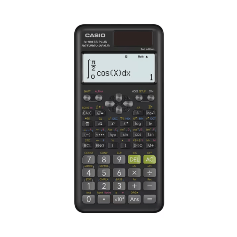 Calculadora Científica CASIO 417F Bk - FX-991ESPLUS- 2WDTV