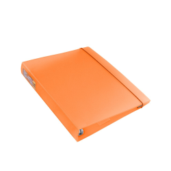 Carpeta tres anillos color naranja, DELLO