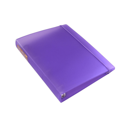 Carpeta tres anillo color  violeta, ACRIMET