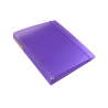 Carpeta tres anillo color  violeta, ACRIMET