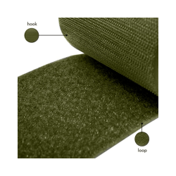 Cinta Velcro Verde Militar, Hook