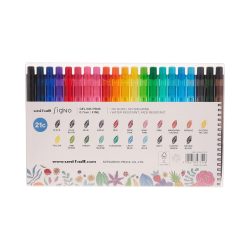 Bolígrafos Retractiles Tinta Gel, 21 Colores - My Bujo Uni-ball
