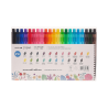 Bolígrafos Retractiles Tinta Gel, 21 Colores - My Bujo Uni-ball