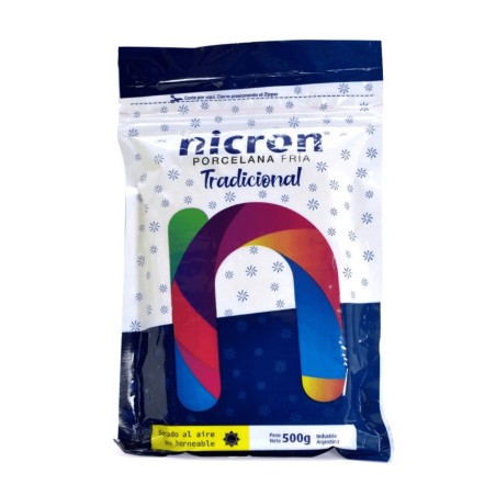 Porcelana fría 500 gr, NICRON
