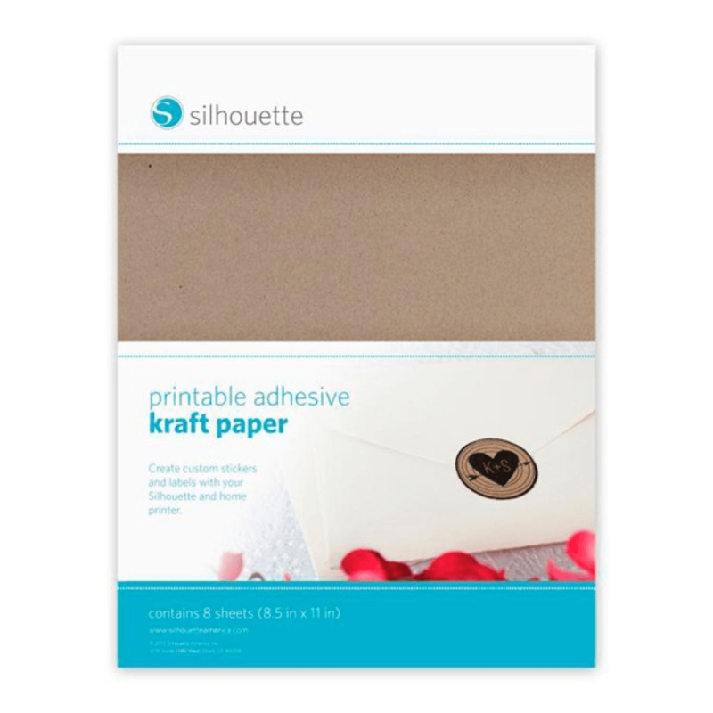 Hojas de adhesivos Papel kraft, Silhouette