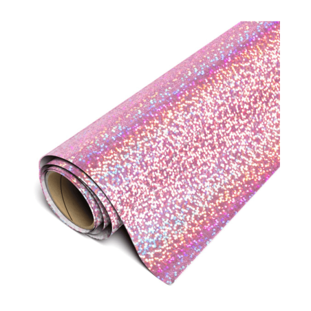 Vinil textil Siser Holographic Pink glitter x MT