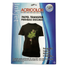 Papel Transfer Prendas Oscuras A4, Acricolor
