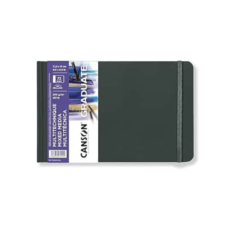 CANSON BOOK GRADUATE MIX MEDIA 200G A5