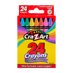 Cra-Z-Art  CRAYONES  SET 24 PCS