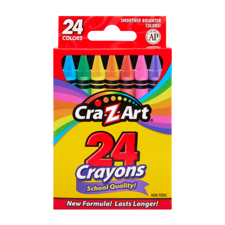 Cra-Z-Art  CRAYONES  SET 24 PCS