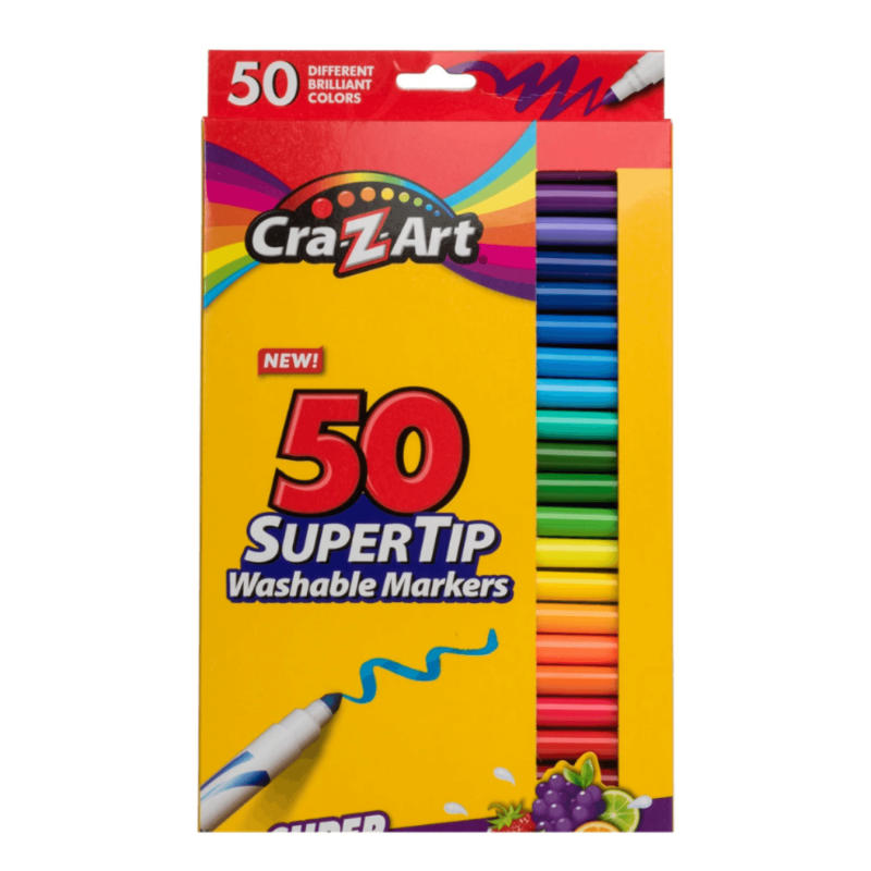Cra-Z-Art MARCADORES LAVABLES SUPERTIP 50 PCS