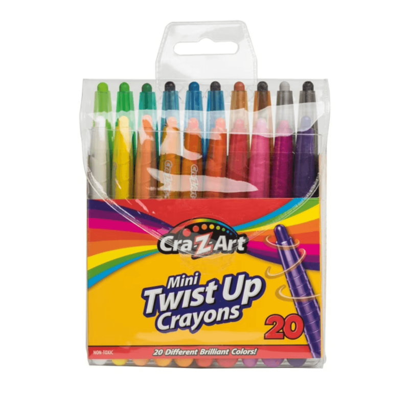 Cra-Z-Art  MINI CRAYONES  GIRATORIOS SET 20 PCS