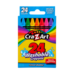 Cra-Z-Art CRAYONES LAVABLES SET 24 PCS