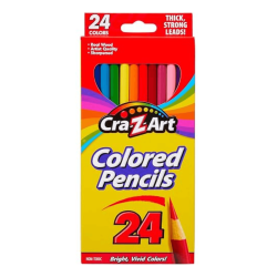 Cra-Z-Art  LAPICES DE COLORES LARGOS SET 24 PCS