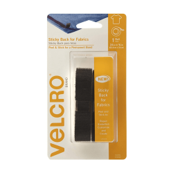 Tira con adhesivo para telas, VELCRO