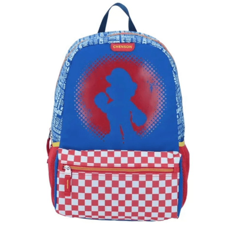 CHENSON Mochila Grande Mario Bros Silueta