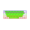 Teclado para computadora gamer T-TGK321 GREEN WHITE, T-Dagger