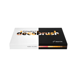 Pigment Decobrush Nude Colors, Set 12 Colores, KARIN MARKERS