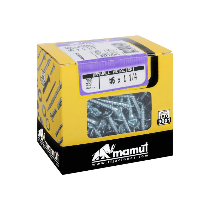 Tornillo drywall 6x1 1/4" - MAMUT