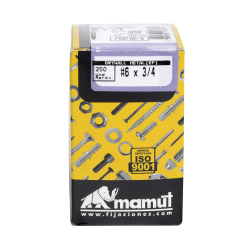 Tornillo Drywall Metal 6x3/4" 6 250 unidades - MAMUT