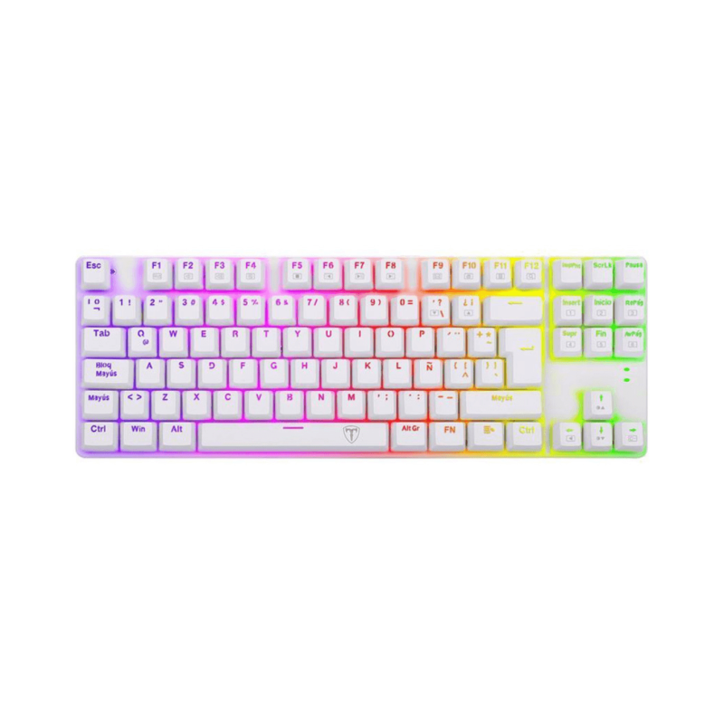 T-DAGGER / T-TGK315W TECLADO BORA RGB P/COMPUTADORA