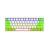 Teclado para computadora gamer T-TGK321 WHITE GREEN, T-Dagger