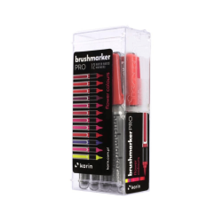 Brushmarker PRO Flower Colours 12uds, KARIN