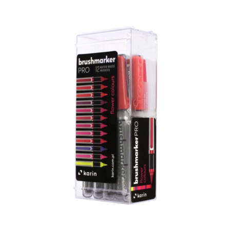 Brushmarker PRO Flower Colours 12uds, KARIN